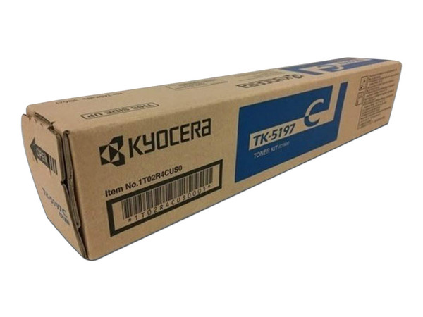 Cartucho de Tóner Kyocera Cian, Modelo: TK-5197C.