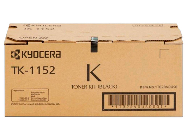 Cartucho de Tóner Kyocera TK 1152 Color Negro 1T02RV0US0