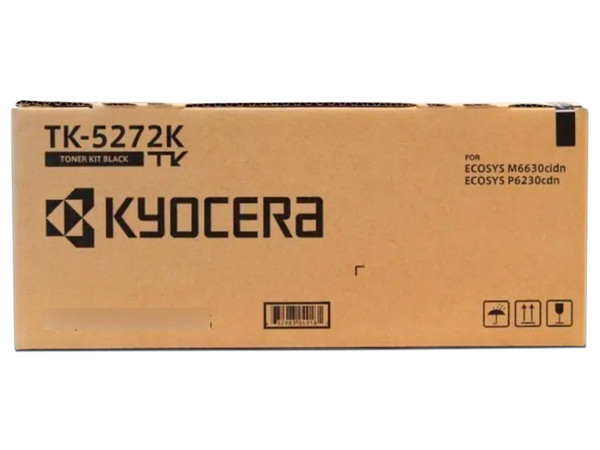 Cartucho de tóner Kyocera, Negro, Modelo: TK-5272K