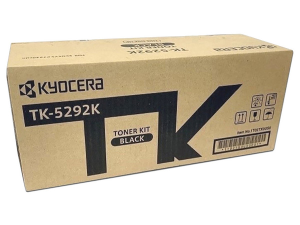 Cartucho de Tóner Kyocera TK5292K, Negro, Modelo: 1T02TX0US0.