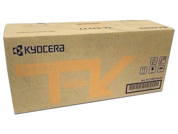 Cartucho de Tóner Kyocera TK5292Y Amarillo, Modelo: 1T02TXAUS0.