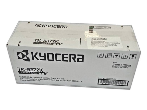 Cartucho de Tóner Kyocera 1T02YJ0US0, Color Negro, Modelo: TK-5372K.