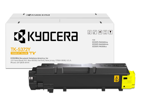 Cartucho de tóner Amarillo, Kyocera, Modelo: TK-5372Y