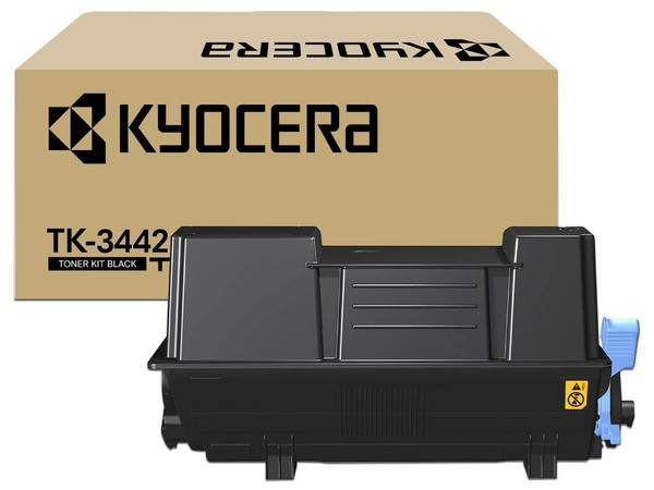 Tóner Kyocera TK-3442, hasta 40.000 Páginas, Color Negro.