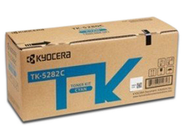 Cartucho de Tóner Kyocera 1T02TWCUS0 Cian, Modelo: TK-5282C.