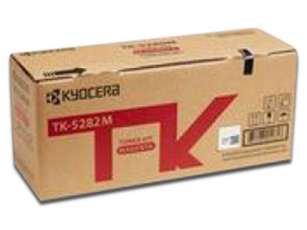 Cartucho de Tóner Kyocera 1T02TWBUS0 Magenta, Modelo: TK-5282M.