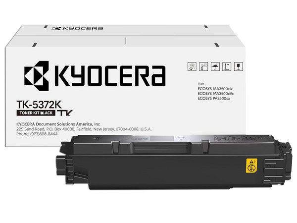 Cartucho de Tóner Kyocera Color Negro, Modelo: TK-5372K.