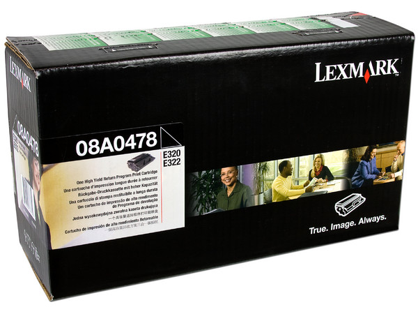 CARTUCHO TONER LEXMARK NEGRO E320 Modelo: 08A0478