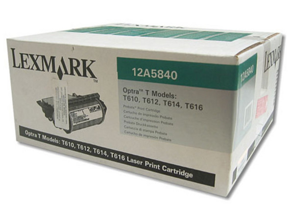 CARTUCHO TONER LEXMARK NEGRO O Modelo: 12A5840