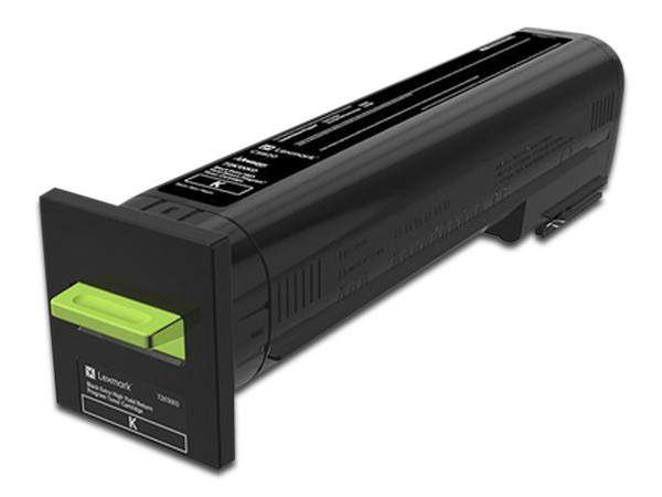 Cartucho de tóner Lexmark de alto rendimiento, Negro, Modelo: 72K4XK0
