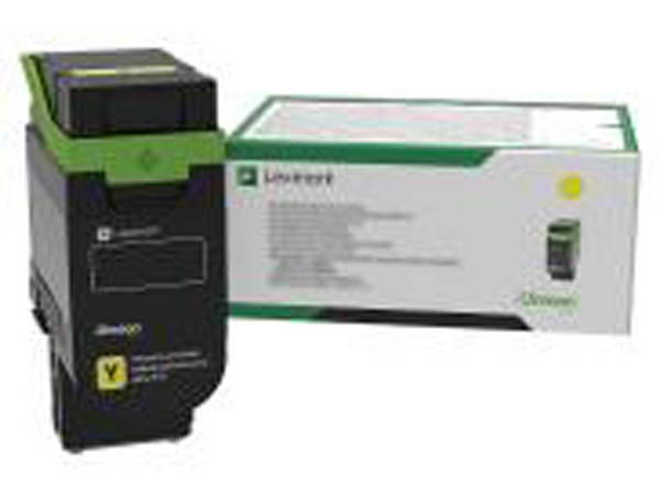 Tóner LEXMARK 75M4XY0 Amarillo, Rendimiento de 11,700 Páginas, Compatible con Impresoras CS632/CX635.