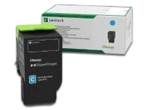 Cartucho de Tóner Lexmark Cian de alto rendimiento, Modelo: 78C4UC0.