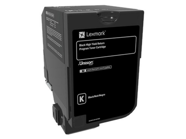 Cartucho de Tóner Lexmark CX725 Negro de Alto Rendimiento, Modelo: 84C4HK0.