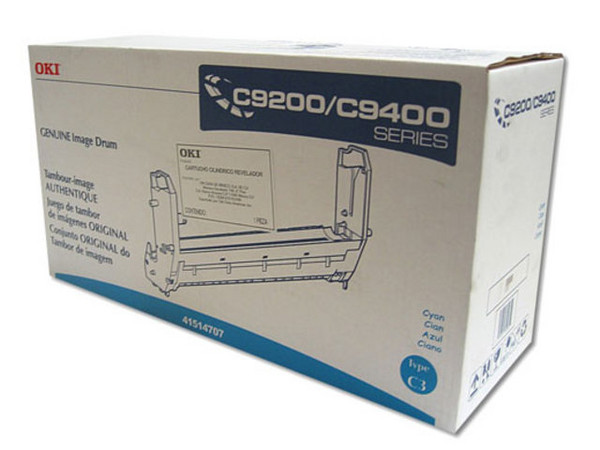 TONER DRUM OKIDATA CYAN C9200N Modelo: 41514707