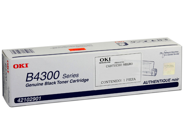 TONER OKIDATA NEGRO B4300 6000 Modelo: 42102901