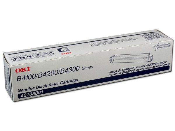 Cartucho de Tóner OKI Modelo: 42103001 para B4100/ B4200/B4300