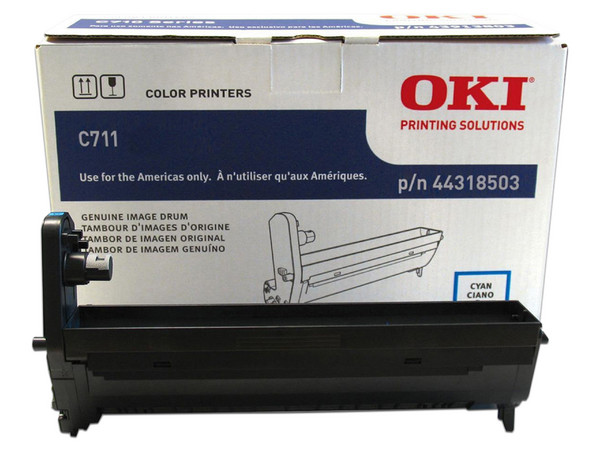 Unidad de Tambor Okidata C711 Cian. Modelo: 44318503.