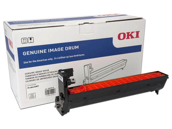 Tóner Okidata C19 Blanco. Compatible con impresoras Okidata Pro8432WT, ideal para impresión de alta calidad en blanco, proporcionando resultados nítidos y duraderos.