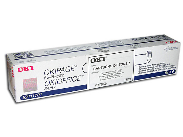 TONER OKIDATA OKIOFFICE 84  8Z Modelo: 52111701/350