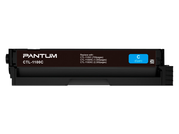 Cartucho de Tóner Pantum CTL-1100XC, hasta 2,300 páginas, Color Cian.