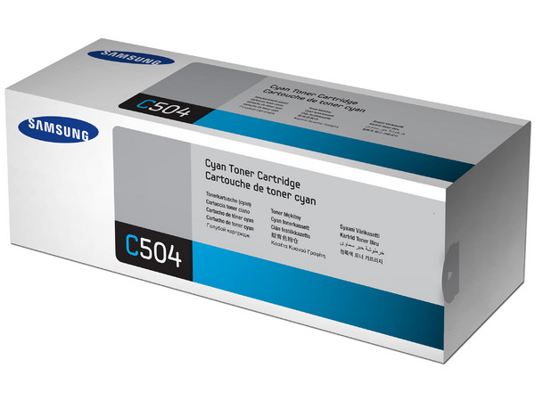 Cartucho de Tóner Samsung C504 Cian, Modelo: CLT-C504S