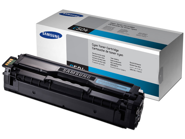Cartucho de Tóner Samsung C504 Cian, Modelo: CLT-C504S