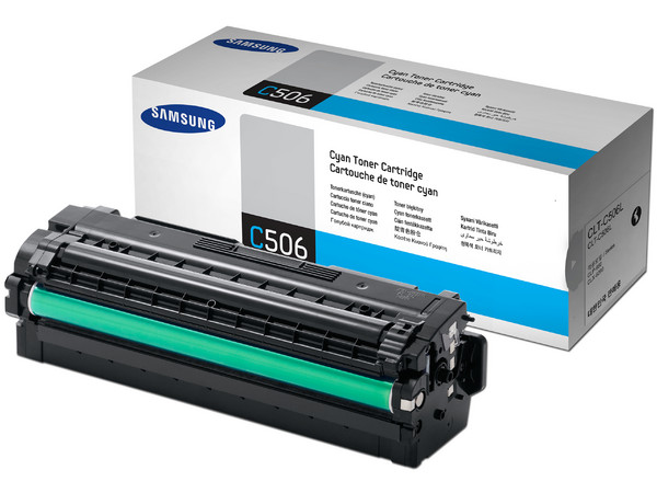 Cartucho de Tóner Samsung C506 Cian, Modelo: CLT-C506L