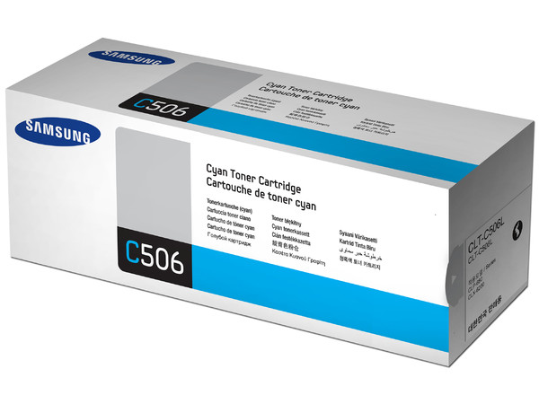 Cartucho de Tóner Samsung C506 Cian, Modelo: CLT-C506L