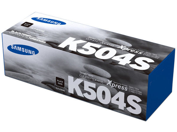 Cartucho de Tóner Samsung Negro, Modelo: CLT-K504S.