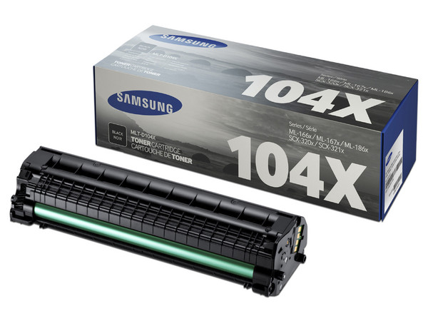 Cartucho de Tóner Samsung D104X Negro, Modelo: SU756A.