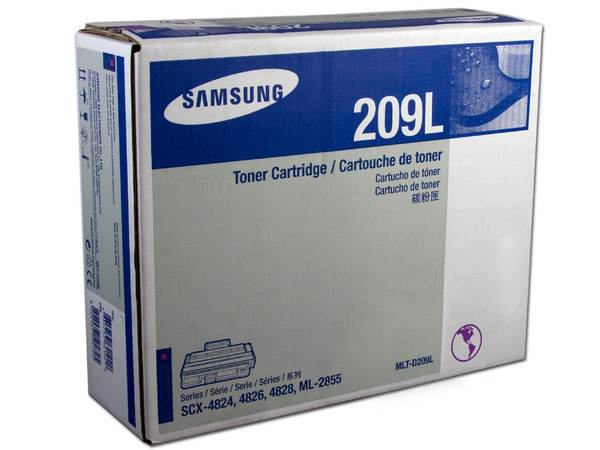 Cartucho de Tóner Samsung 209L Negro, Modelo: MLT-D209L.