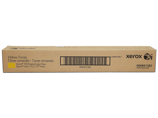 Cartucho de Tóner Xerox Color Amarillo, Modelo: 006R01382.