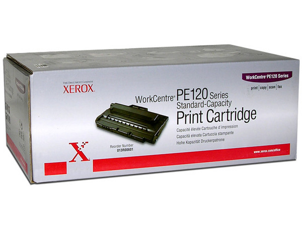 Cartucho de Toner Xerox Modelo: 013R00601 Para WorkCentre PE120. 3,500 Pag.