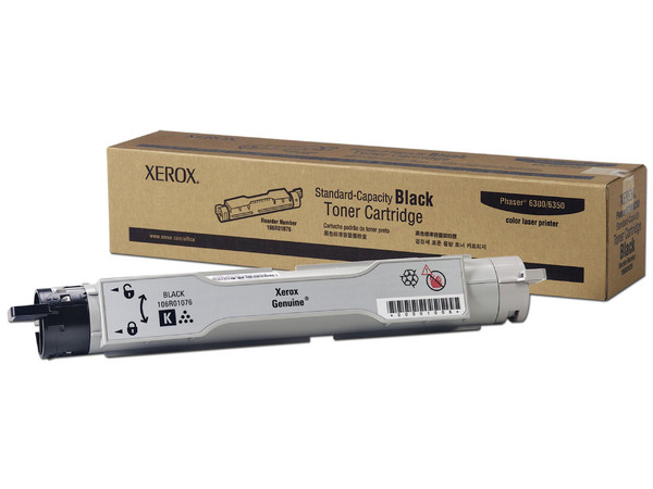 Cartucho de tóner Xerox, Negro, Modelo: 106R01076.