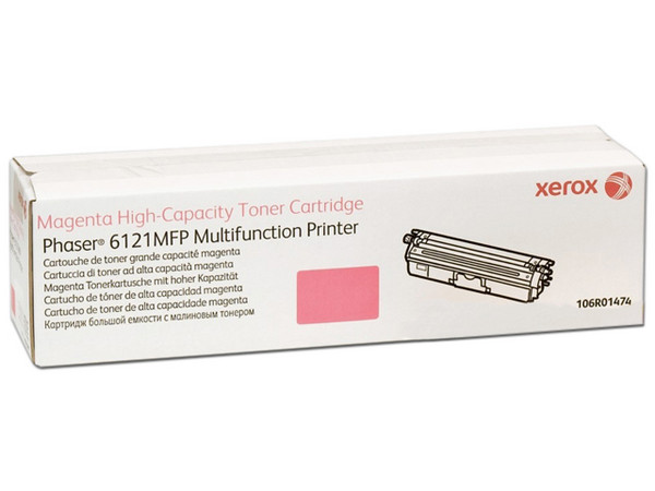 Cartucho de Toner Xerox Magenta de Alta Capacidad, Modelo: 106R01474