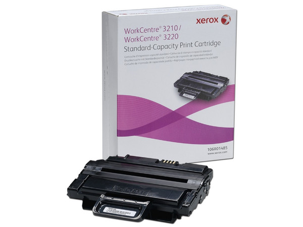 Toner Xerox Negro capacidad estándar, Modelo: 106R01485
