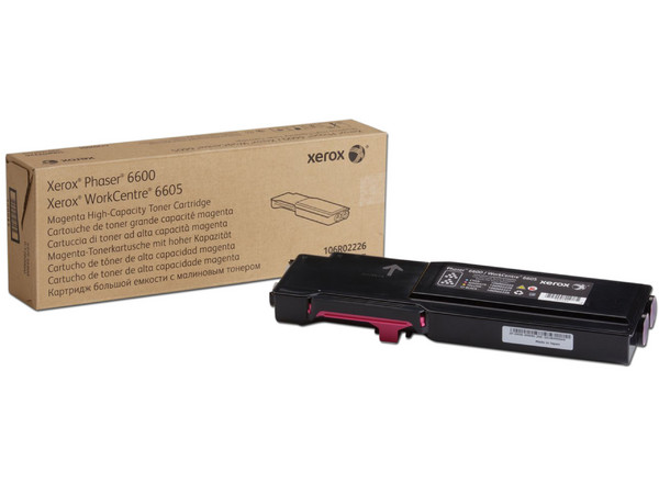 Cartucho de Tóner Xerox Phaser Color Magenta, Modelo: 106R02234.

