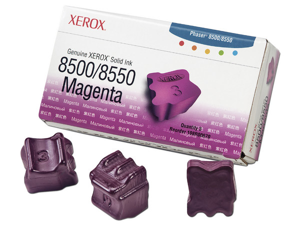 Tinta Solida Xerox Color Magenta, Modelo: 108R00670