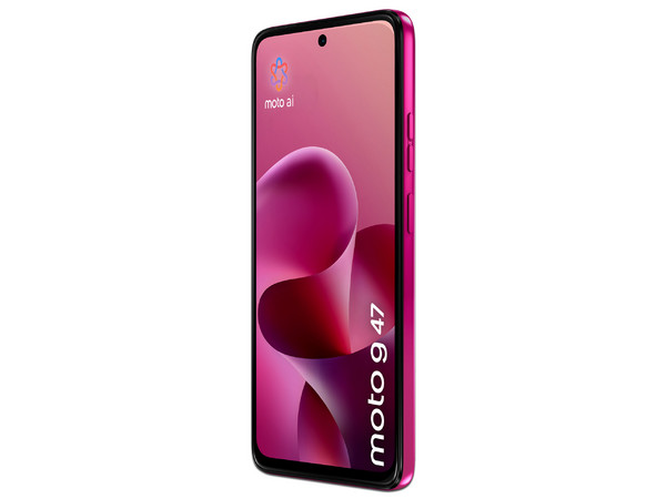 Smartphone Motorola Moto G47: 
Procesador MediaTek Dimensity 6300 (hasta 2.4 GHz), 
Memoria RAM de 4GB, Almacenamiento de 128GB, 
Pantalla LED Multi-Touch de 6.67