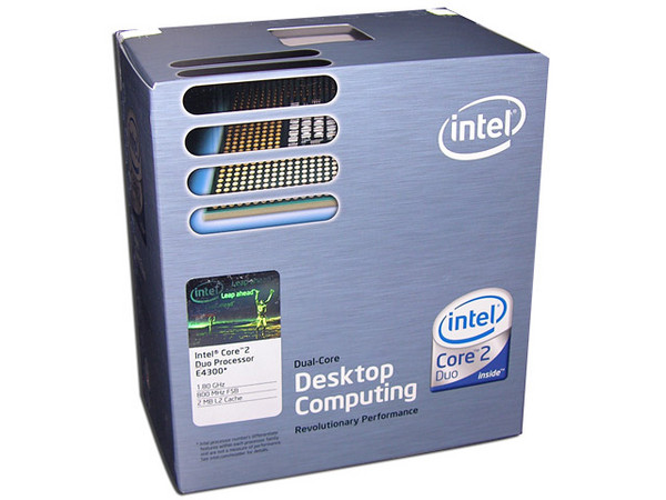 Procesador Intel Core 2 Duo E4300 a 1.80 GHz, Socket 775, BUS de 800MHz, 2MB L2 Cache, Dual Core, EM64T