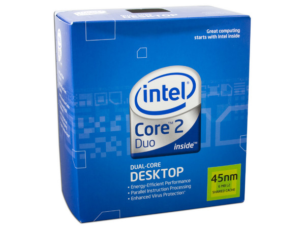 Procesador Intel Core 2 Duo E8200 a 2.66 GHz, Socket LGA 775,  BUS de 1333MHz, 6MB L2 Cache, Dual Core, 45nm