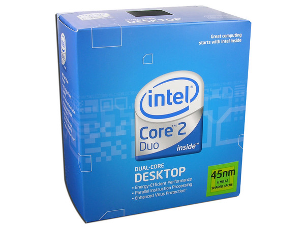 Procesador Intel Core 2 Duo E8400 a 3.0 GHz, Socket LGA 775,  BUS de 1333MHz, 6MB L2 Cache, Dual Core, 45nm