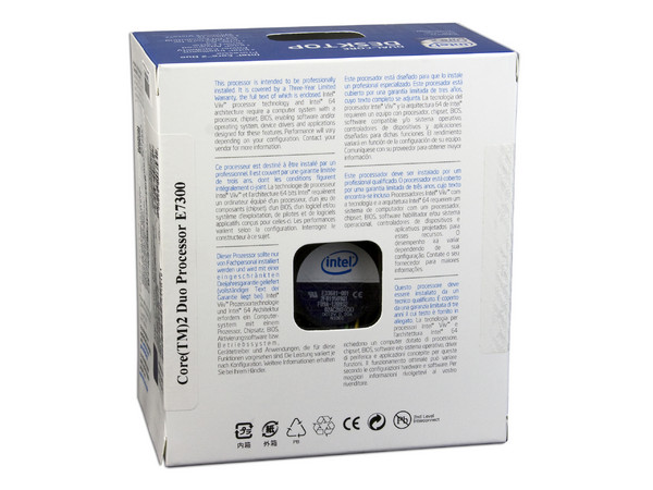 Procesador Intel Core 2 Duo E7300 a 2.66 GHz, Socket LGA 775, BUS de 1066MHz, 3MB L2 Cache, Dual Core, 45nm