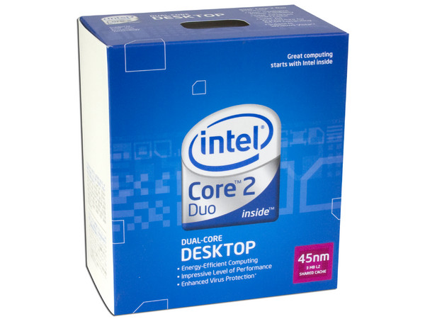 Procesador Intel Core 2 Duo E7400 a 2.8 GHz, Socket LGA 775, BUS de 1066MHz, 3MB L2 Cache, Dual Core, 45nm