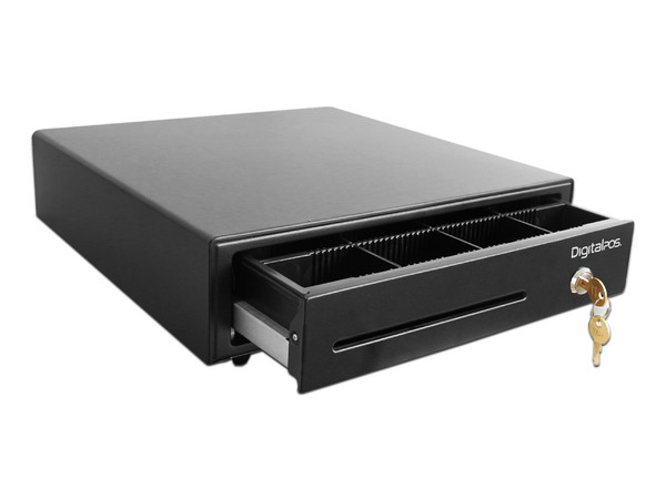 Cajón para Dinero Digital POS DIG-4101, 8 separadores para monedas y 4 para billetes, RJ-11.