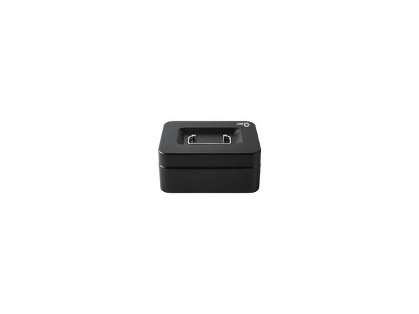 Cajón Electrónico de Dinero Qian QOC-143SK Grande con Bandeja Removible. Incluye 5 Compartimentos para Billetes y Monedas. Material de Acero, Color Negro.
