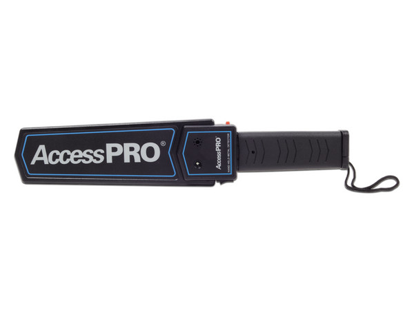 Detector de metales portátil AccessPRO APME-POR , uso rudo. Color Negro