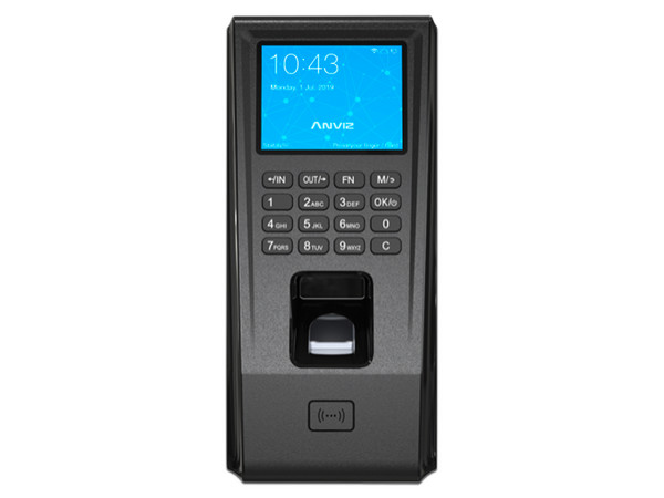 Control de Acceso Anviz EP30 de hasta 3000 huellas o 3000 tarjetas y 50,000 registros, USB, Wi-Fi.