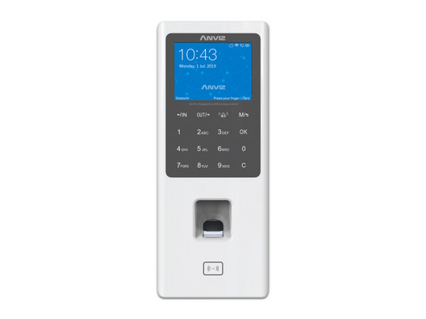 Control de Acceso y Asistencia Anviz  de hasta 3,000 huellas y 100,000 registros.