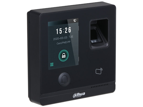 Control de acceso Dahua ASI1212FD para exterior con capacidad de hasta 30,000 usuarios.